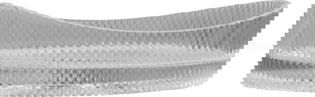 Mexen Kivo üveg mosdótál pult feletti 50 x 37 cm, szürke - 24215066