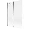 Mexen Mist paravan de cadă cu 2 uși 120 x 150 cm, transparent, crom - 8A9-120-011-01-00