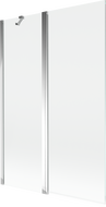 Mexen Mist paravan de duș cu 2 panouri 120 x 150 cm, transparent, crom - 8A9-120-011-01-00