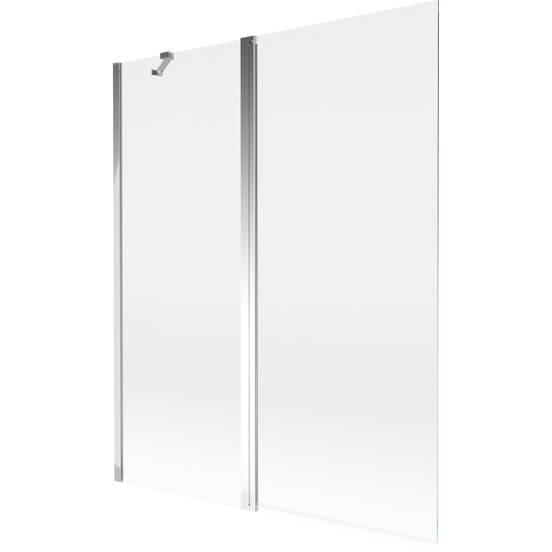 Mexen Mist paravan de baie cu 2 aripi 140 x 150 cm, transparent, cromat - 8A9-140-011-01-00