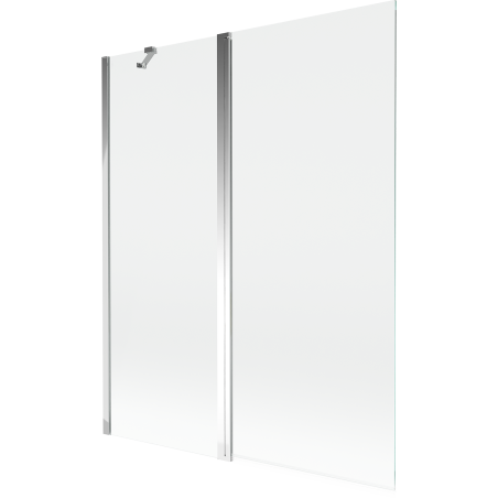 Mexen Mist paravan de baie cu 2 aripi 140 x 150 cm, transparent, cromat - 8A9-140-011-01-00