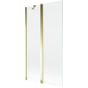 Mexen Mist paravan de duș cu 2 panouri 100 x 150 cm, transparent, auriu - 8A9-100-011-50-00