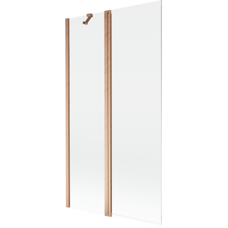 Mexen Mist paravan de duș cu 2 panouri 100 x 150 cm, transparent, cupru periat - 8A9-100-011-65-00