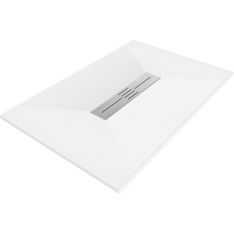 Mexen Toro téglalap alakú zuhanytálca SMC 100 x 80 cm, Fehér - 43108010