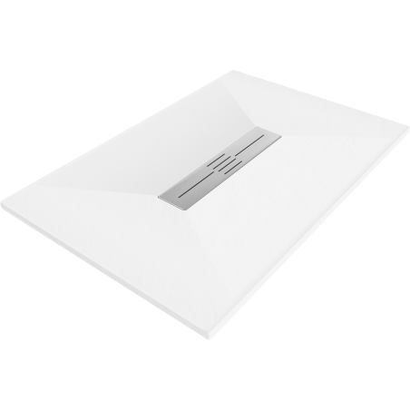 Mexen Toro téglalap alakú zuhanytálca SMC 100 x 80 cm, Fehér - 43108010