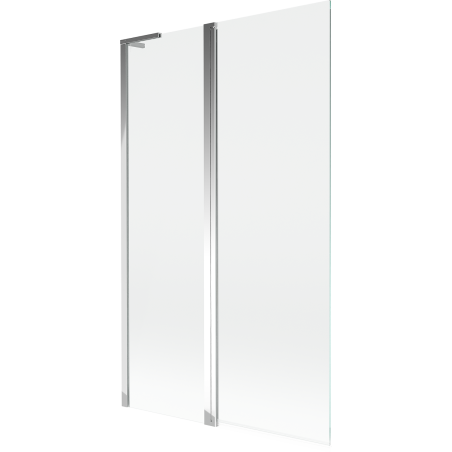 Paravan Mexen Mist L pentru cadă 2-panouri 110 x 150 cm, transparent, crom - 8A9L-110-011-01-00