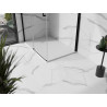 Mexen Stone+ téglalap alakú kompozit zuhanytálca 80 x 70 cm, fehér - 44107080