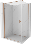 Mexen Mist-B cabină de duș cu uși batante 80 x 85 cm, transparent, cupru periat - 8A2T-080-085-65-00