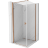 Mexen Mist-B cabină de duș batantă 85 x 85 cm, transparent, cupru periat - 8A2T-085-085-65-00