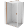 Mexen Mist-B cabină de duș cu ușă batantă 85 x 95 cm, transparent, cupru periat - 8A2T-085-095-65-00