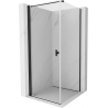 Mexen Mist-B cabină de duș cu uși batante 85 x 85 cm, transparent, negru - 8A2T-085-085-70-00