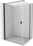 Mexen Mist-B cabină de duș pivotantă 70 x 110 cm, transparent, negru - 8A2T-070-110-70-00