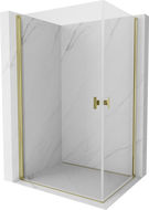 Cabină de duș Mexen Mist-B Duo 90 x 80 cm, transparent, auriu - 8A2-090-080-50-00