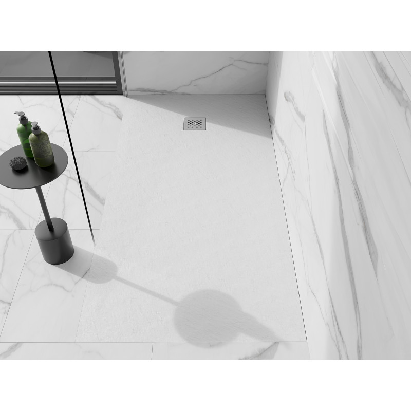 Mexen Stone+ kompozit zuhanytálca téglalap alakú 180 x 100 cm, fehér - 44101018