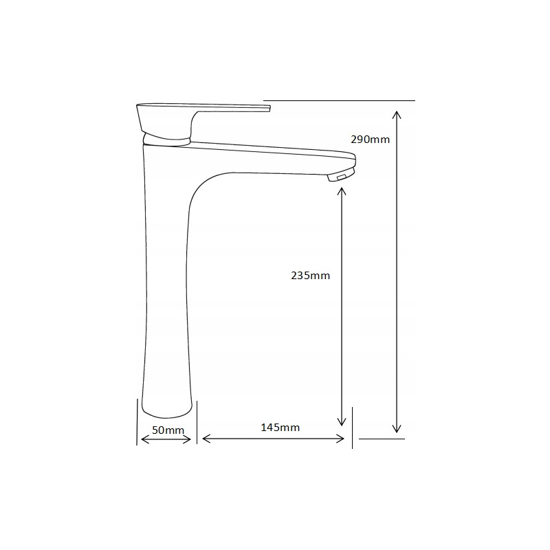 Mexen Axel DB62 set pentru cadă, crom - 73813DB62-00