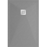 Mexen Stone+ szögletes kompozit zuhanytálca 80 x 70 cm, Szürke-beton - 44617080