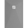 Mexen Stone+ szögletes kompozit zuhanytálca 130 x 70 cm, Szürke-beton - 44617013