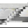 Cada de colț independentă Mexen Silo 170 x 80 cm, alb/gri, preaplin auriu - 52891708062P-50