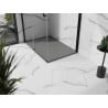 Mexen Stone+ szögletes kompozit zuhanytálca 110 x 80 cm, Szürke-beton - 44618011
