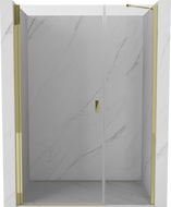 Mexen Mist-B uși de duș pivotante 110 cm, transparent, aurii - 8A2-110-001-50-00