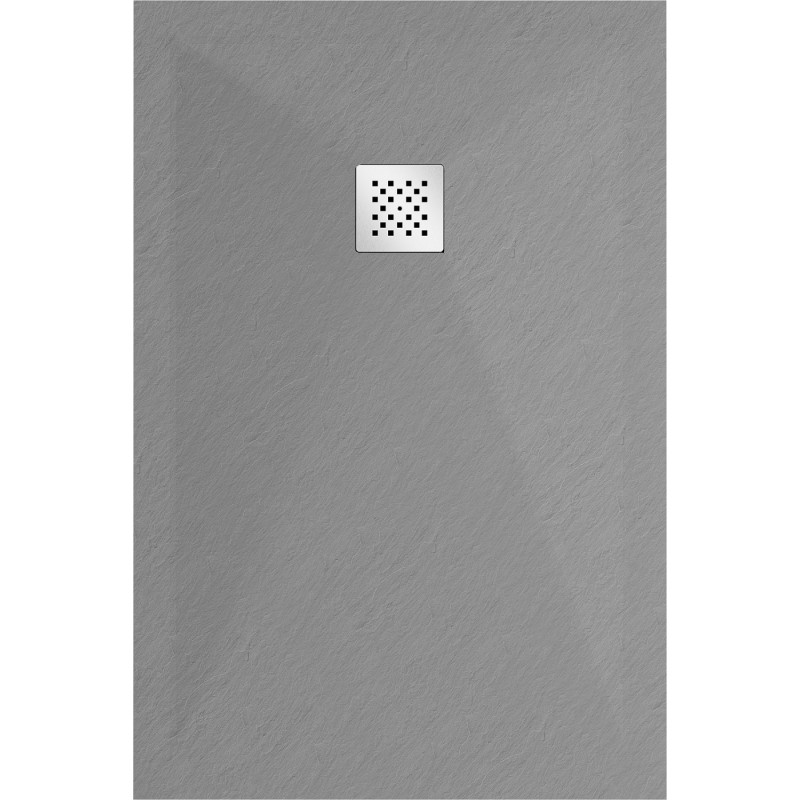 Mexen Stone+ 100 x 90 cm-es, szürke-beton színű kompozit zuhanytálca, téglalap alakú - 44619010