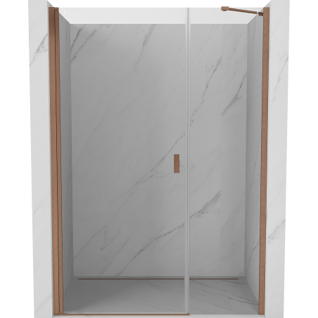 Mexen Mist-B ușă de duș batantă 100 cm, transparent, cupru periat - 8A2-100-001-65-00