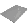 Mexen Stone+ szögletes kompozit zuhanytálca 120 x 100 cm, Szürke-beton - 44611012