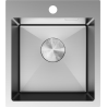 Mexen Solix acél mosogató 1-medencés 400 x 450 mm, inox - 6401401000-01