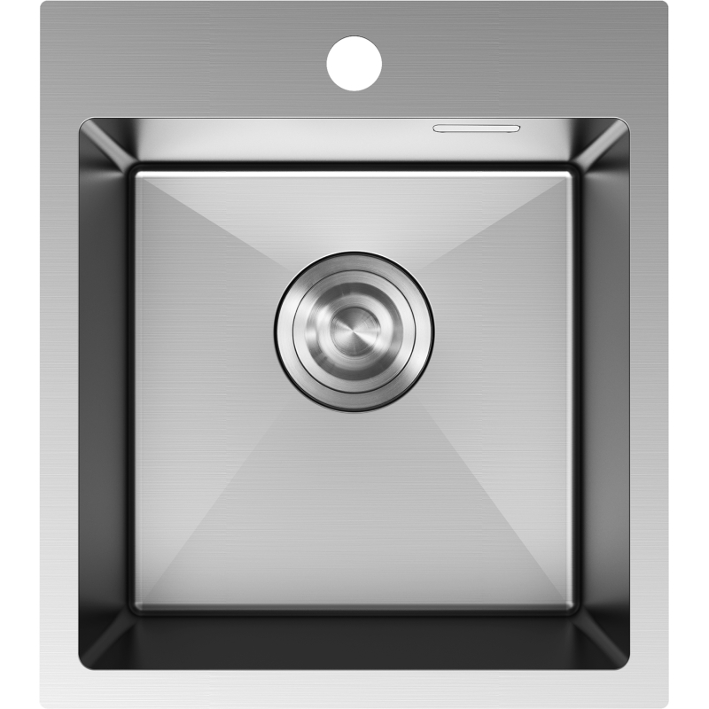 Mexen Solix acél mosogató 1-medencés 400 x 450 mm, inox - 6401401000-01