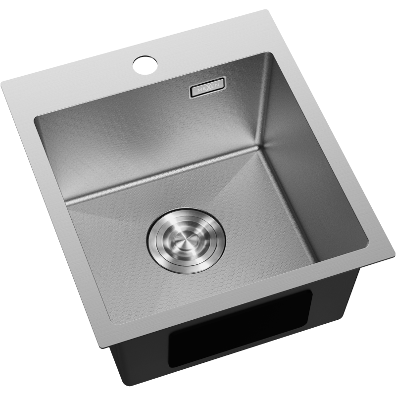 Mexen Solix chiuvetă din oțel inoxidabil cu 1 cameră 400 x 450 mm, inox HC - 6401401000-01HC