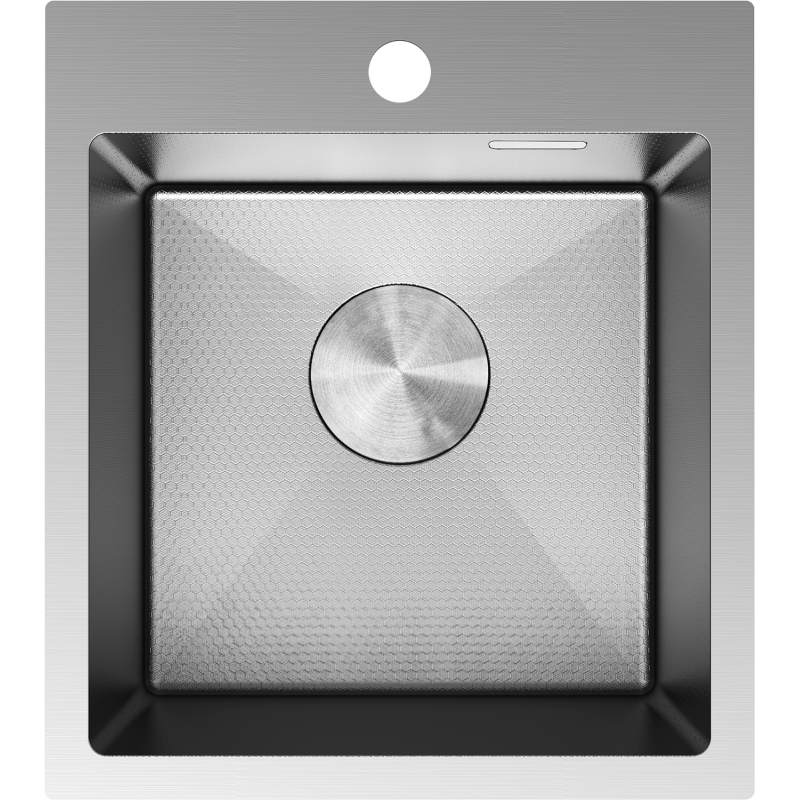 Mexen Solix chiuvetă oțel inoxidabil 1-cameră 400 x 450 mm, inox HC - 6401401000-01HC