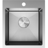 Mexen Solix chiuvetă din oțel inoxidabil cu 1 cameră 400 x 450 mm, inox HC - 6401401000-01HC