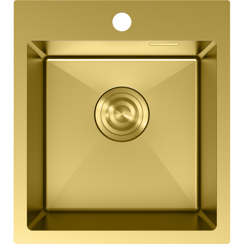 Mexen Solix chiuvetă de oțel inoxidabil cu 1 compartiment 400 x 450 mm, auriu - 6401401000-55