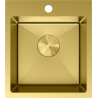 Mexen Solix rozsdamentes acél mosogató 1-medence 400 x 450 mm, arany - 6401401000-55