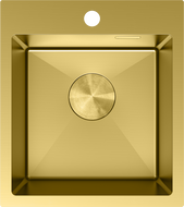 Mexen Solix rozsdamentes acél mosogató 1-medence 400 x 450 mm, arany - 6401401000-55