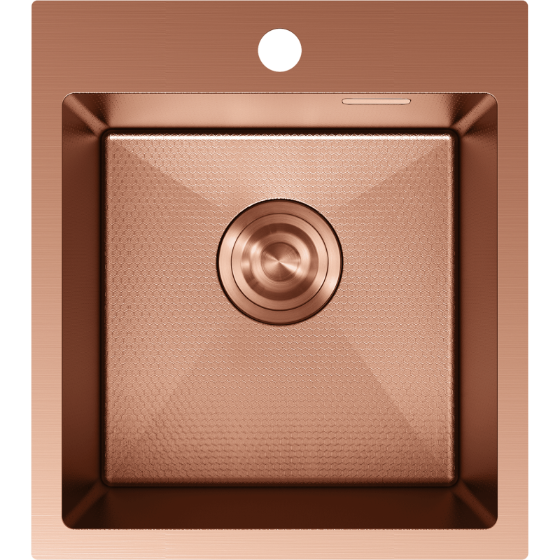 Mexen Solix chiuvetă din oțel inoxidabil cu 1 cameră 400 x 450 mm, cupru HC - 6401401000-65HC