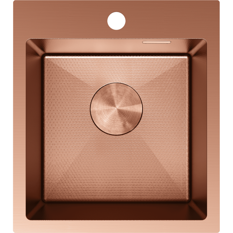 Mexen Solix chiuvetă din oțel inoxidabil cu 1 cameră 400 x 450 mm, cupru HC - 6401401000-65HC