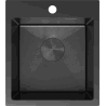 Mexen Solix 1-medencés rozsdamentes acél mosogató 400 x 450 mm, fekete HC - 6401401000-70HC