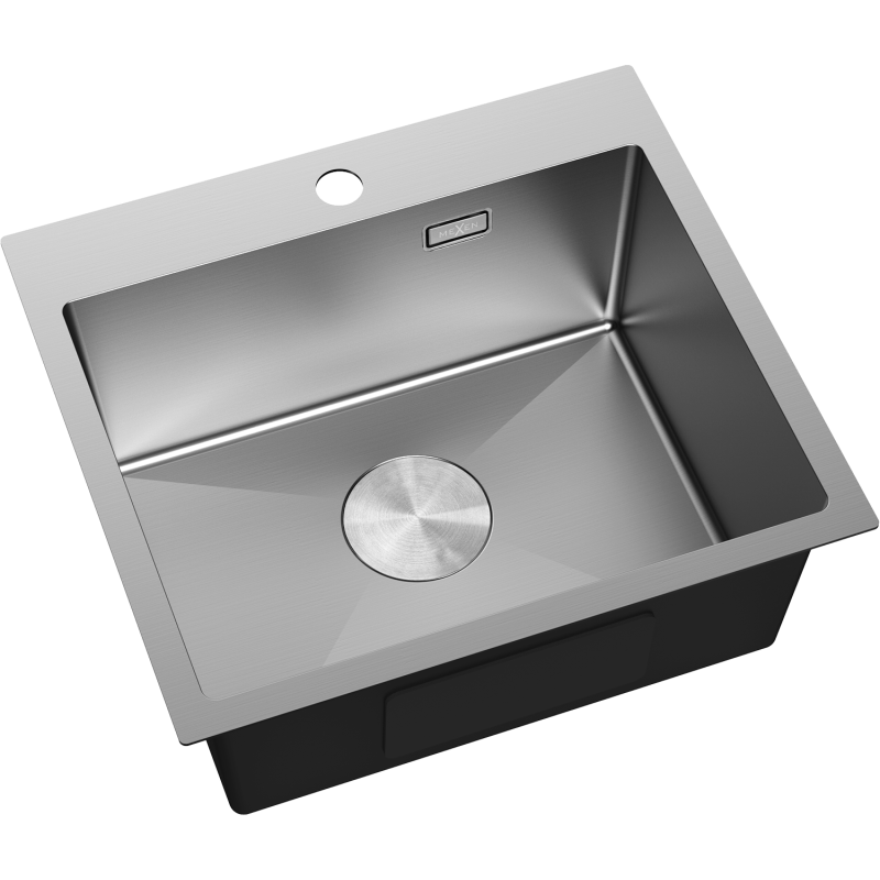 Mexen Solix acél mosogatótálca 1-medencés 500 x 450 mm, inox - 6402501000-01