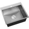 Mexen Solix chiuvetă din oțel inoxidabil cu 1 cuvă 500 x 450 mm, inox - 6402501000-01