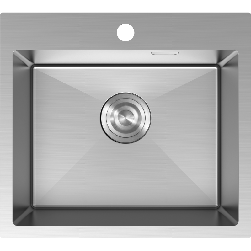 Mexen Solix acél mosogatótálca 1-medencés 500 x 450 mm, inox - 6402501000-01