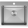 Mexen Solix chiuvetă din oțel inoxidabil cu 1 cuvă 500 x 450 mm, inox - 6402501000-01