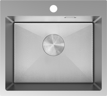 Mexen Solix chiuvetă de bucătărie din inox cu o cuvă 500 x 450 mm, inox HC - 6402501000-01HC