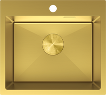 Mexen Solix chiuvetă din oțel inoxidabil cu o singură cuvă 500 x 450 mm, auriu - 6402501000-55