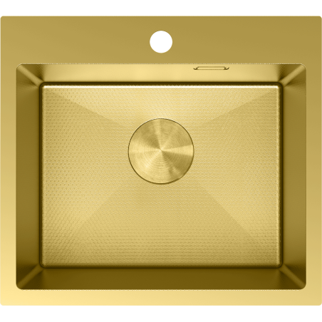 Mexen Solix 1-medencés acél mosogató 500 x 450 mm, arany HC - 6402501000-55HC