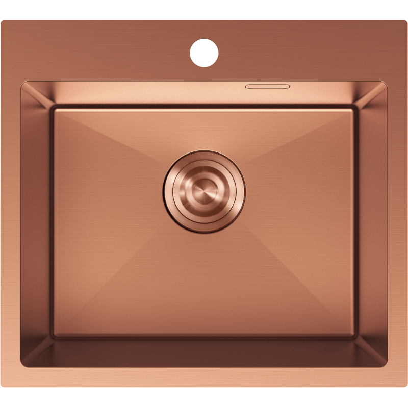 Mexen Solix chiuvetă din oțel inoxidabil cu 1 cuvă 500 x 450 mm, cupru - 6402501000-65