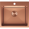 Mexen Solix chiuvetă din oțel inoxidabil cu 1 cuvă 500 x 450 mm, cupru - 6402501000-65
