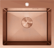 Mexen Solix 1-medencés acél mosogató 500 x 450 mm, vörösréz HC - 6402501000-65HC