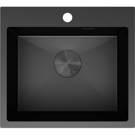 Mexen Solix chiuvetă de oțel inoxidabil 1 cameră 500 x 450 mm, negru - 6402501000-70