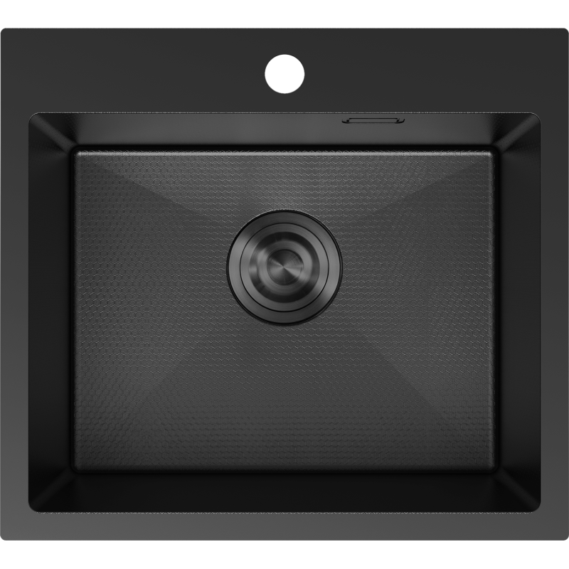 Mexen Solix chiuvetă de oțel inoxidabil 1 cameră 500 x 450 mm, negru HC - 6402501000-70HC